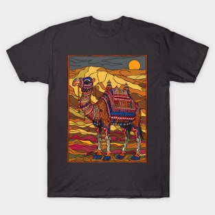 Beautiful decorated rajasthani cultural camel T-Shirt